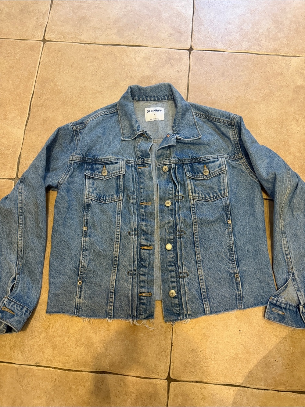 Old Navy Blue Washed Denim Jacket